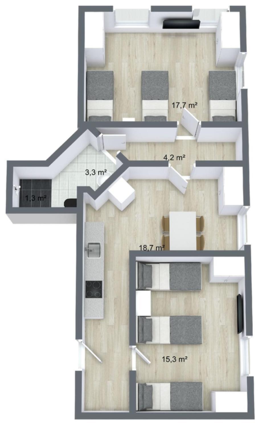 Appartement Altbau-citylofts Würzburg